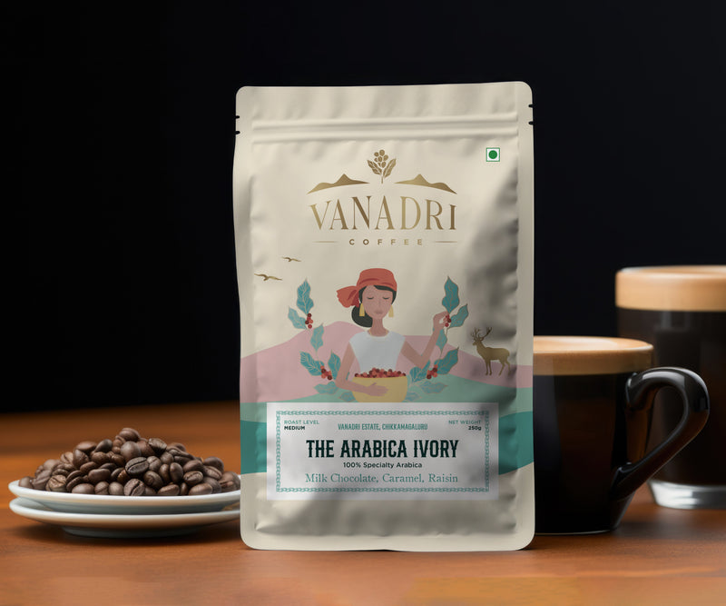 The Arabica Ivory, Specialty Arabica, Chikmagalur Coffee, Vanadri Arabica