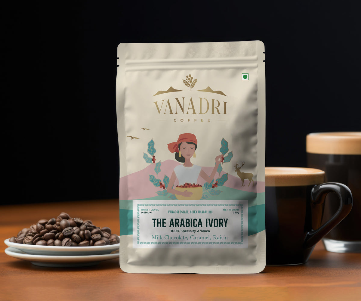 The Arabica Ivory, Specialty Arabica, Chikmagalur Coffee, Vanadri Arabica
